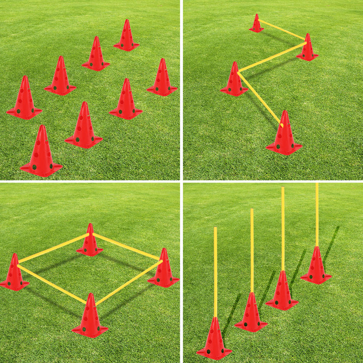 Sonnewelt 6er Steckhürdenset Agility Trainingsgerät