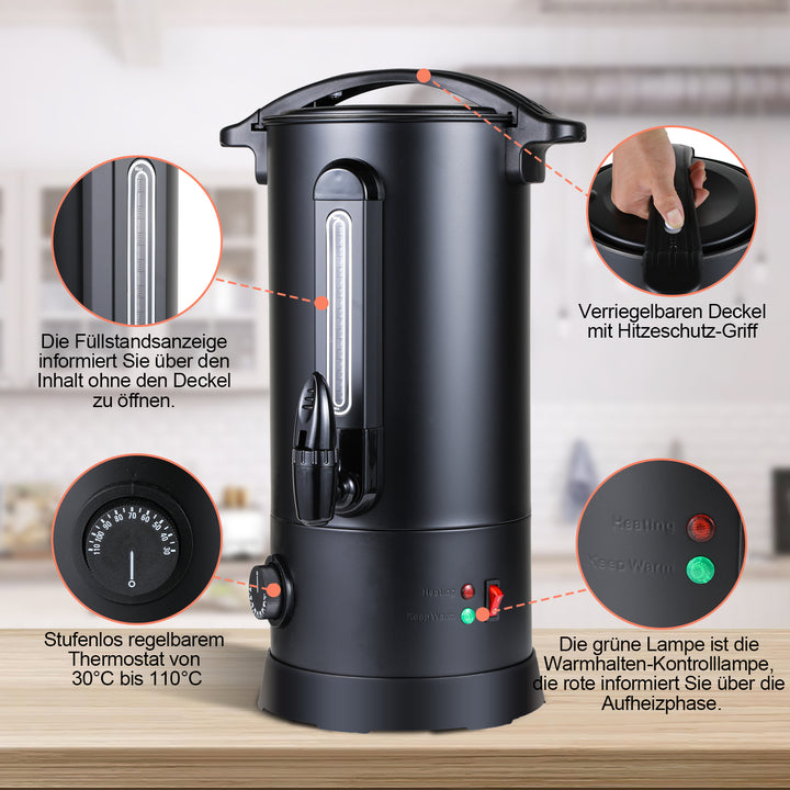 Sonnewelt mulled wine cooker hot water dispenser 10L