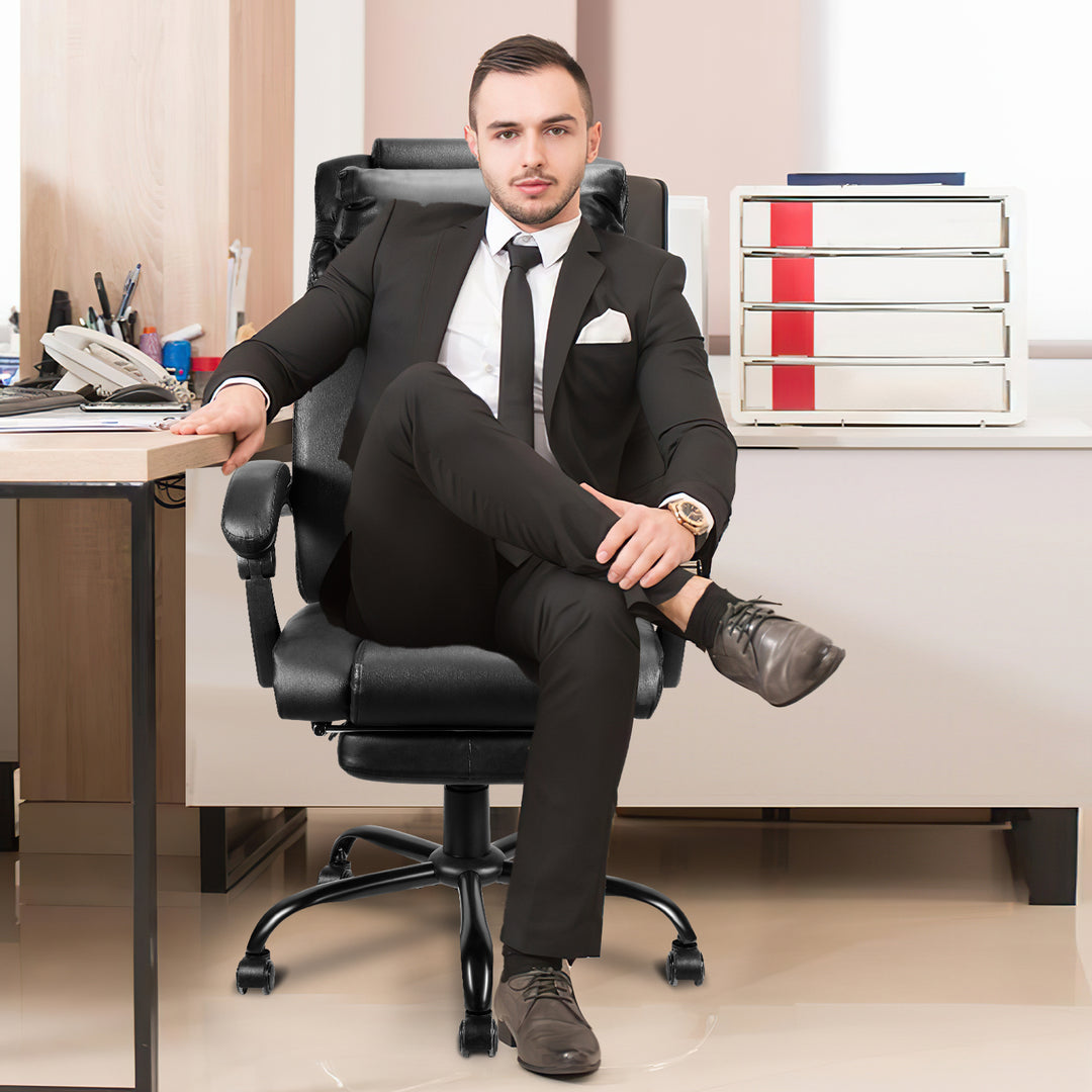 Sonnewelt Drehstuhl Höhenverstellbar Bürostuhl 360° frei Drehbar