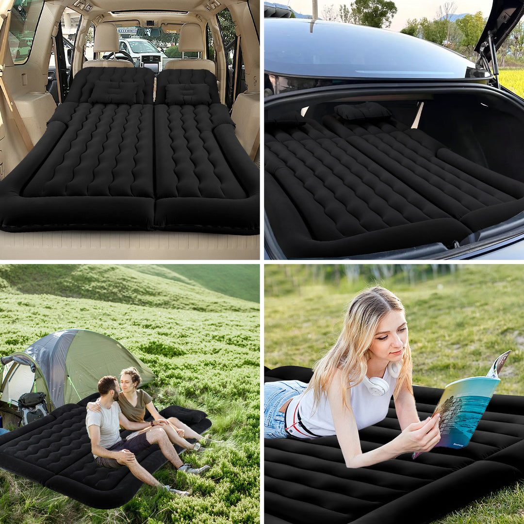 Sonnewelt Luftbett Auto Luftmatratze mit Kopfkissen