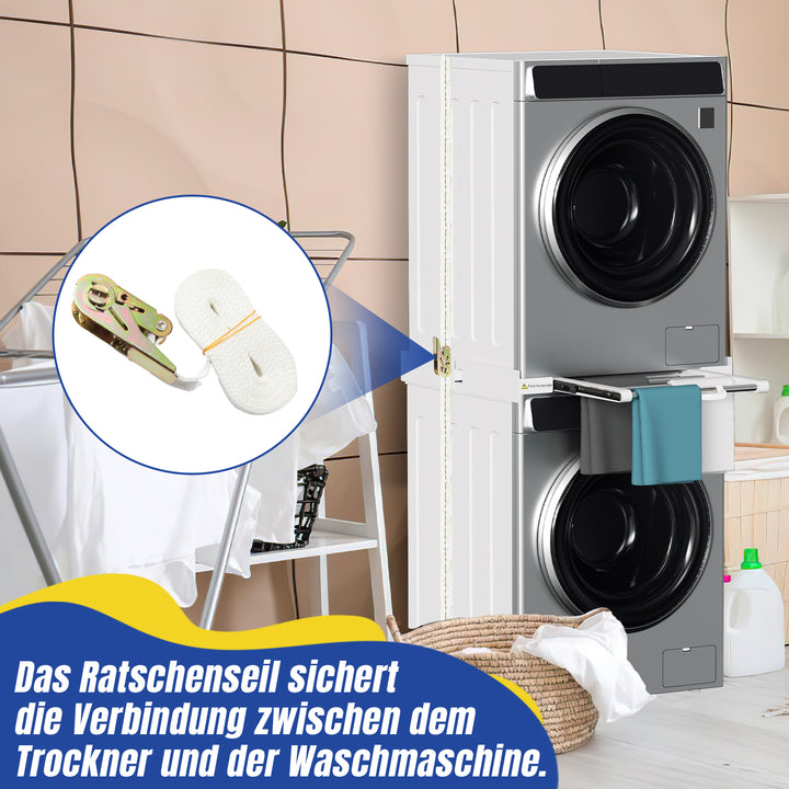 Sonnewelt Zwischenbaurahmen Waschmaschine Universal mit Ausziehbarer Einstellbare