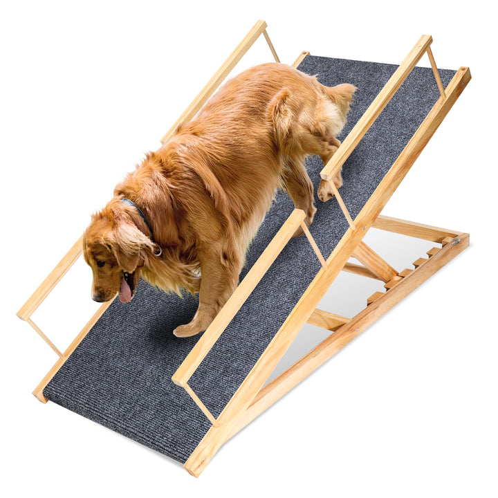 Sonnewelt dog ramp dog stairs made of wood