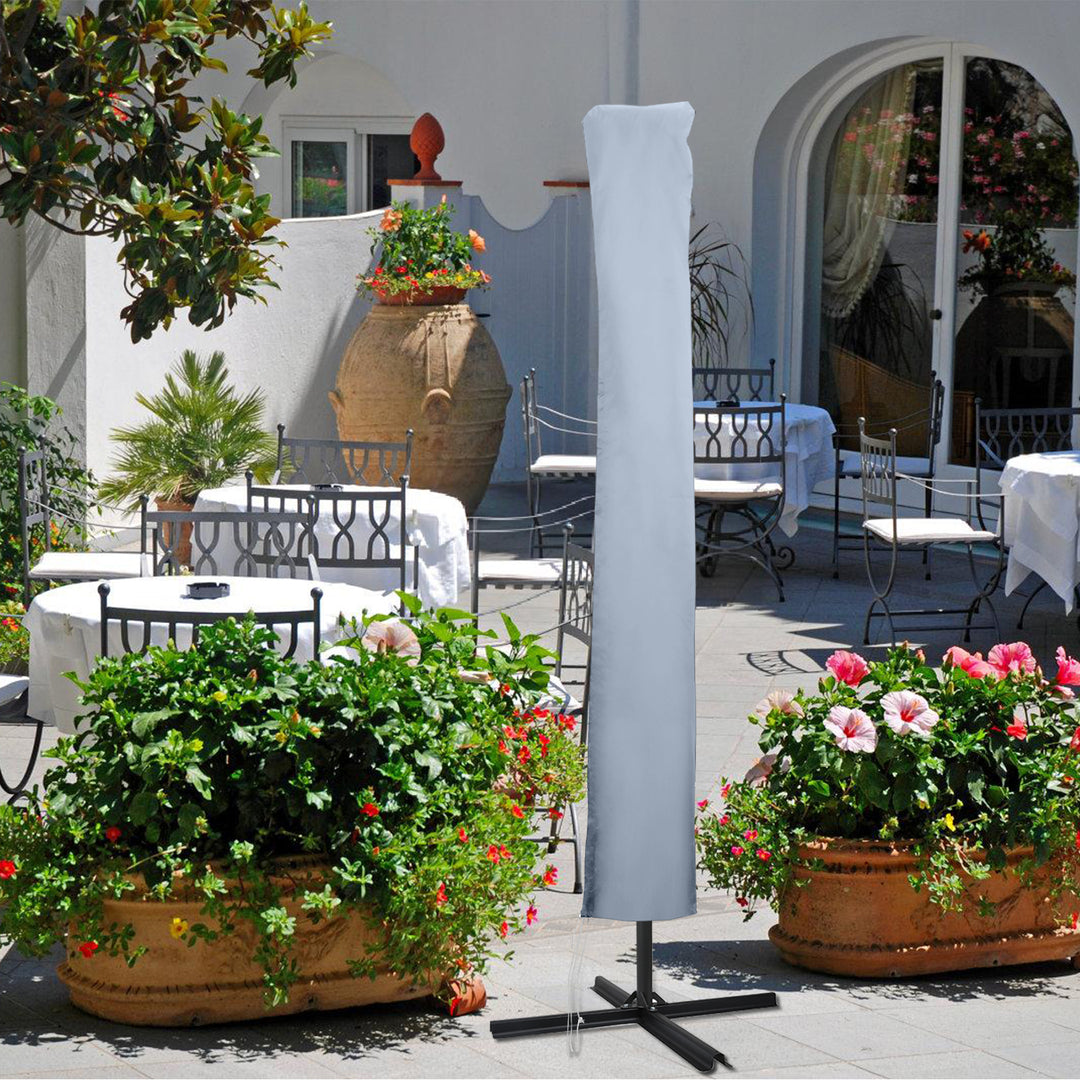 Sonnewelt Sonnenschirm Schutzhülle Abdeckung mit Stab