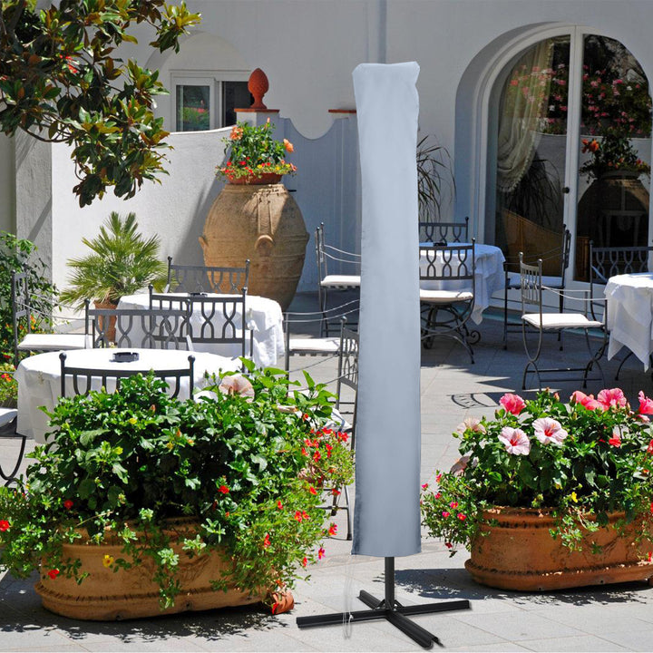 Sonnewelt Sonnenschirm Schutzhülle Abdeckung mit Stab