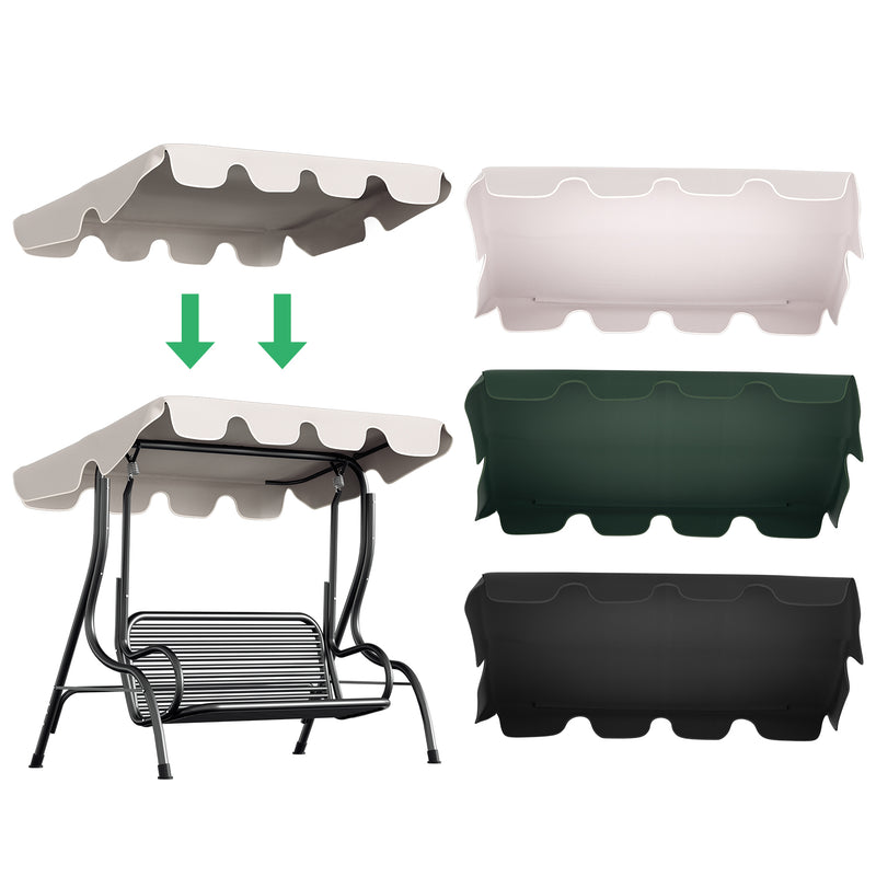 Sonnewelt Ersatzdach für Hollywoodschaukel Universal 210x145cm