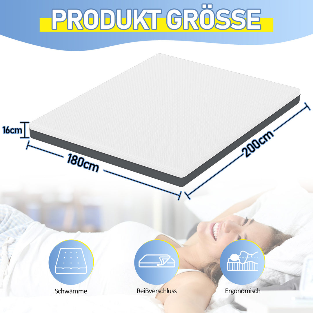 Sonnewelt Matratze Memory-Schaummatratze Ergonomische H3