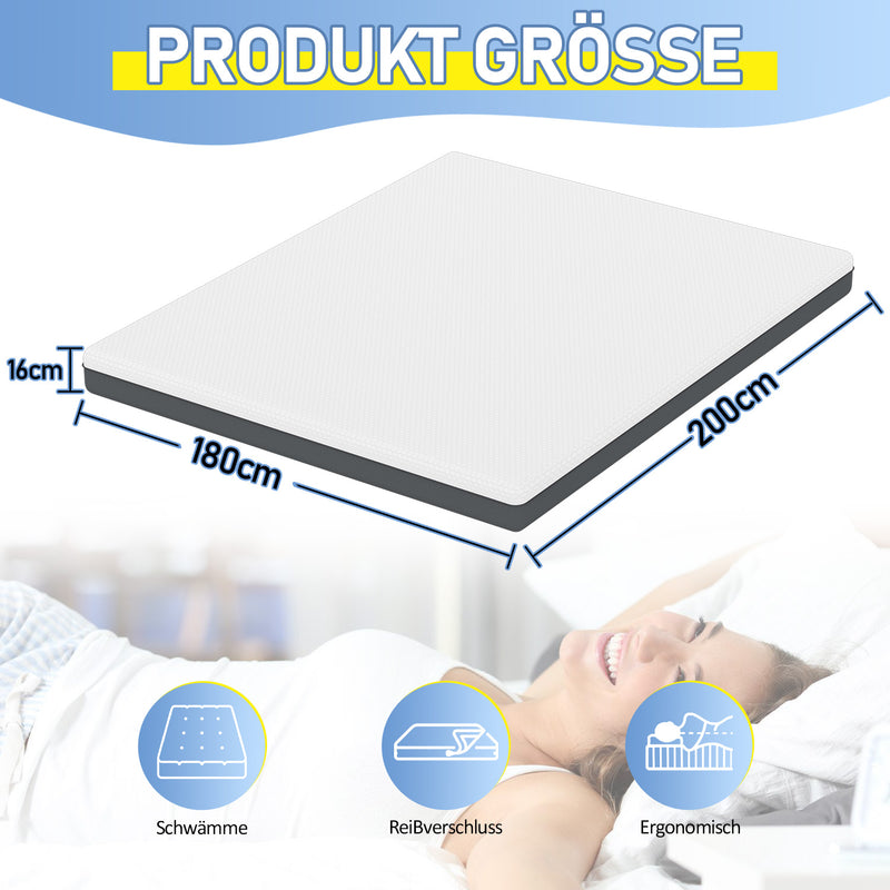 Sonnewelt Matratze Memory-Schaummatratze Ergonomische H3