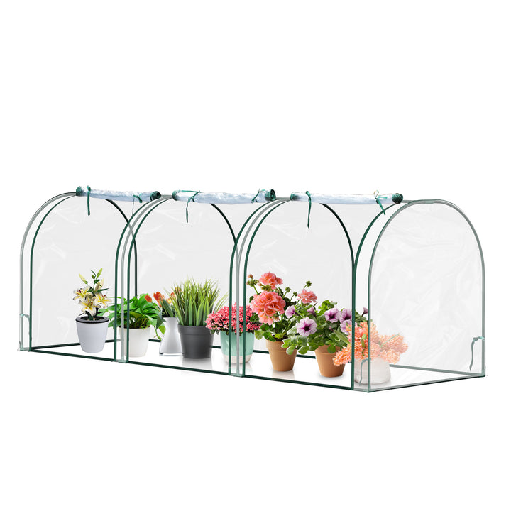 Sonnewelt Gewächshaus Foliengewächshaus PVC Transparent