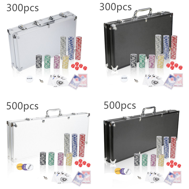 Sonnewelt Poker Set Poker Chips with Aluminum Case