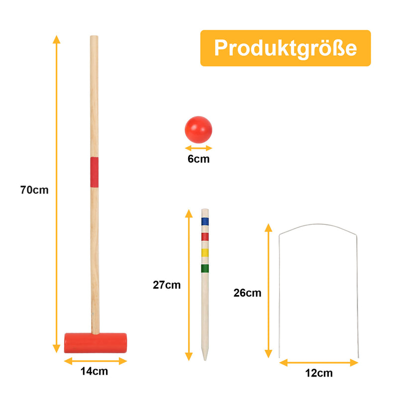 Sonnewelt Croquet Game 2-4 Players Croquet Set