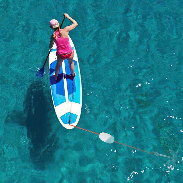 Sonnewelt Bootsanker mit 6mm x 20m Seil Faltanker 0.7kg/1.5kg