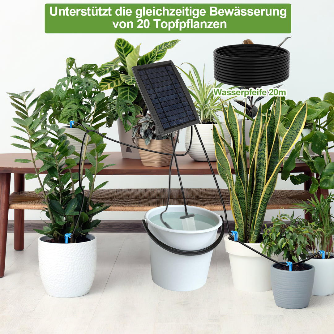 Sonnewelt Solar Bewässerungssystem Pflanzenbewässerung