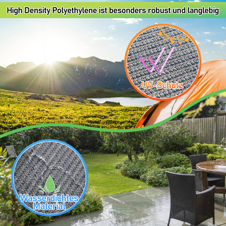 Sonnewelt camping carpet awning carpet