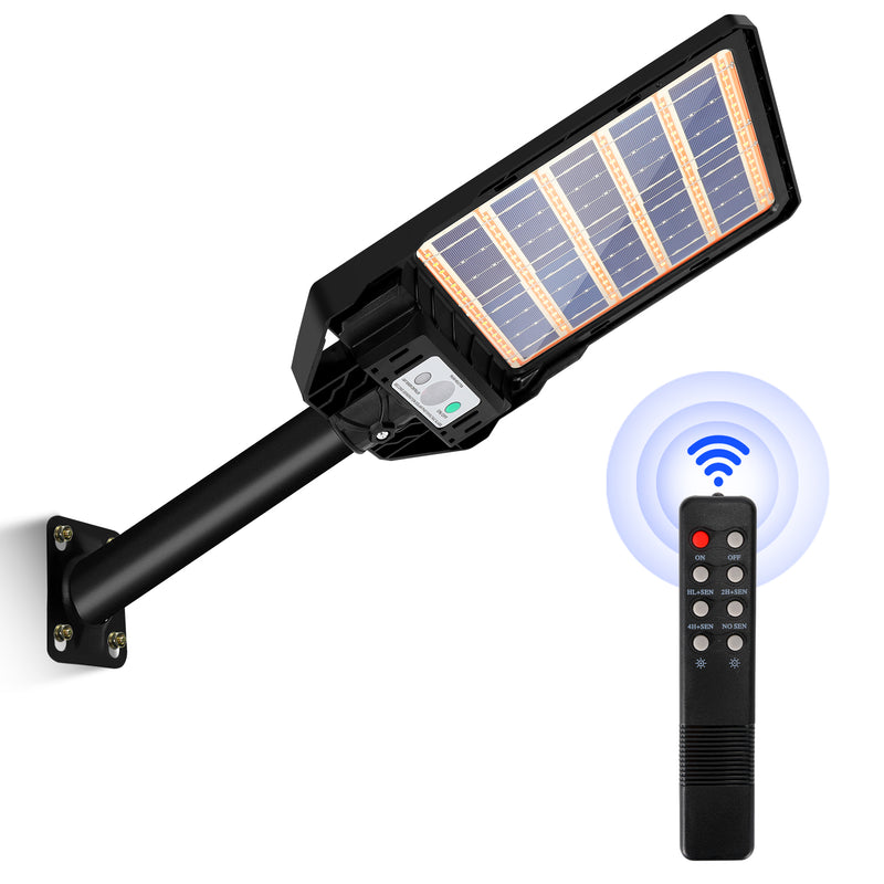 Sonnewelt Solarlampen Straßenlaterne mit Bewegungssensor 300W/400W