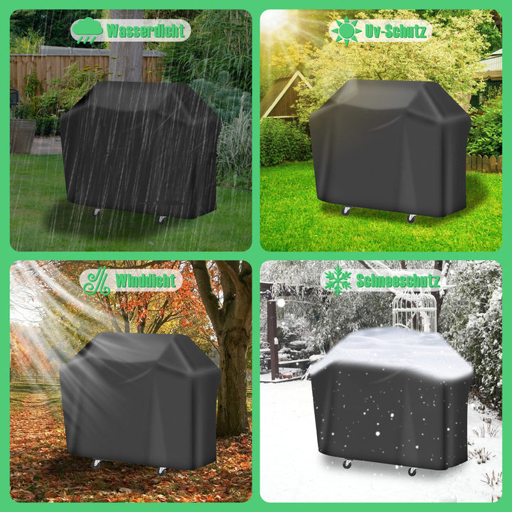 Sonnewelt Grillabdeckung Gasgrill Grill Abdeckhaube