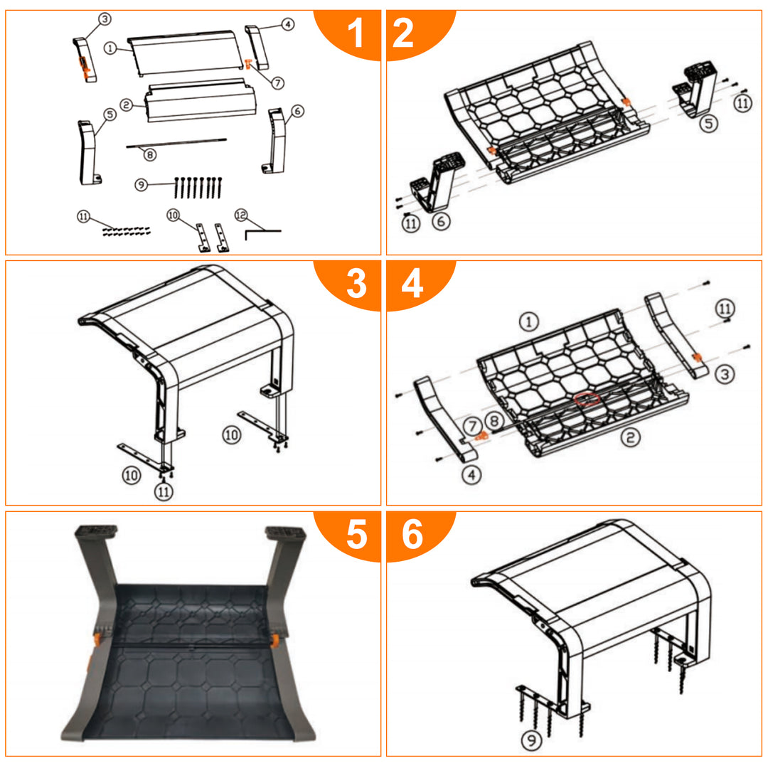 Sonnewelt Lawnmower Garage Foldable
