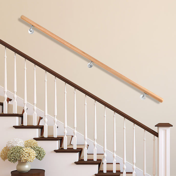 Sonnewelt Handlauf Buche Holz Wandhandlauf 50- 200cm