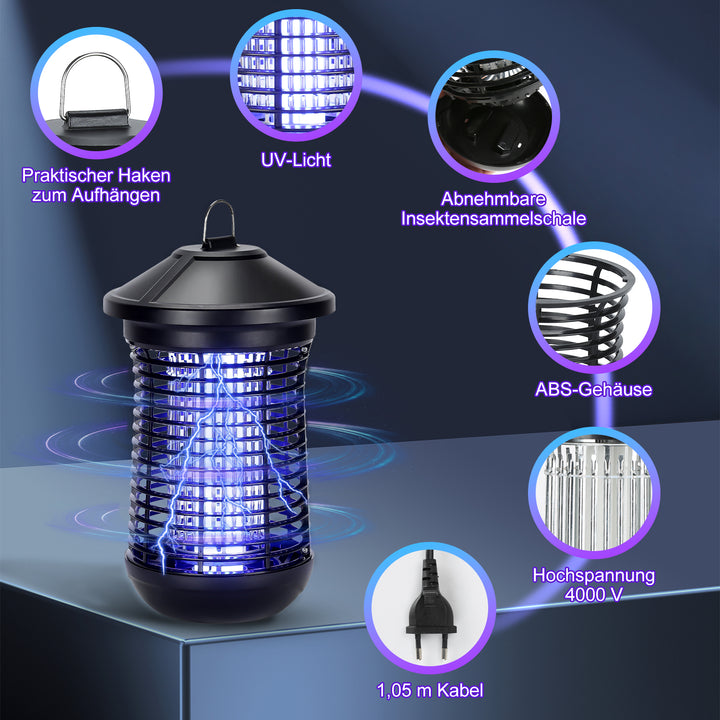Sonnewelt Elektrisch Mückenlampe Insektenvernichter UV-Licht