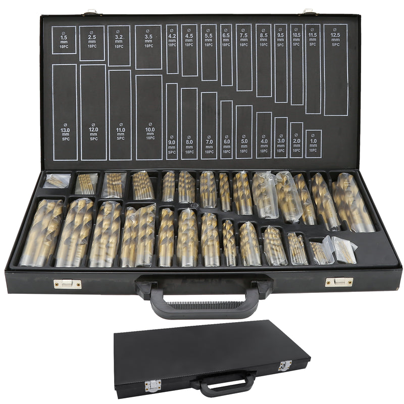Sonnewelt Metallbohrer Set 230 Teiliges Ø 1-13mm