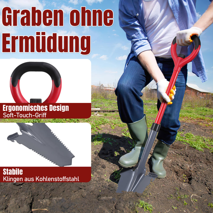 Sonnewelt Spaten Wurzelspaten Gärtnerspaten 114cm