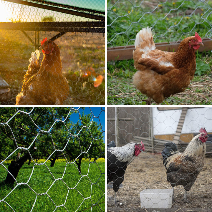 Sonnewelt Wire Fence Metal Mesh Fence Rabbit Wire Galvanized