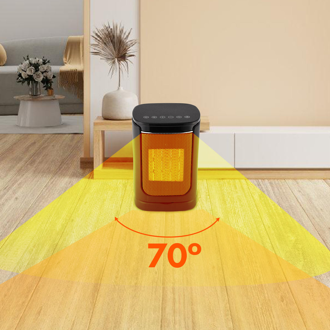 Sonnewelt 1500W Keramik Heizlüfter mit Fernbedienung