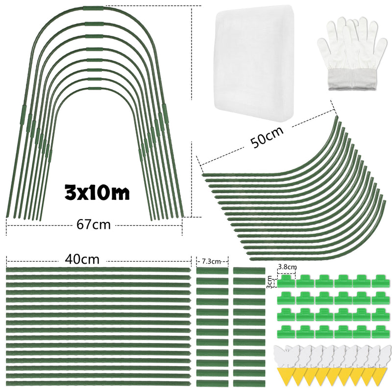 Sonnewelt insect protection net plant protection net 3x10m
