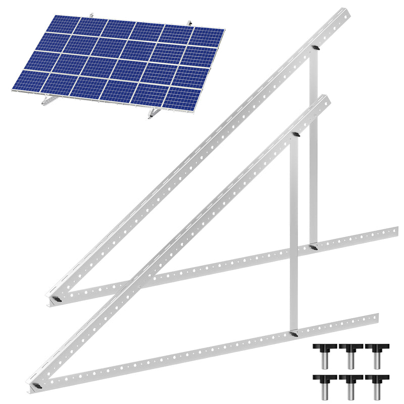 Sonnewelt Solarpanel PV Halterung 104cm 0°-90° 2/4 Stück