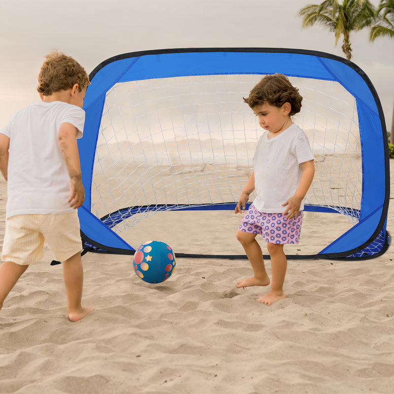 Sonnewelt Fußballtor Fussballtore-Set für Kinder 4 Spielmodi