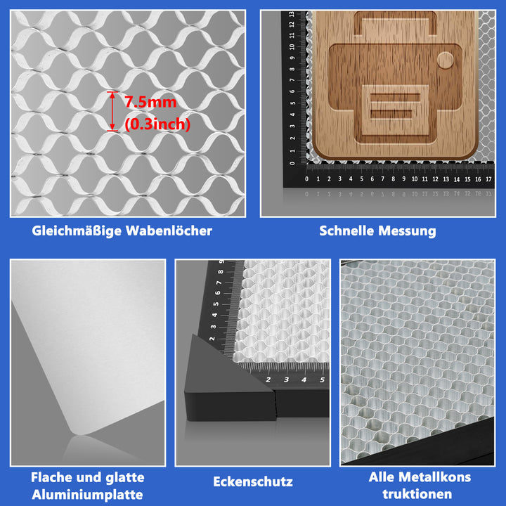 Sonnewelt honeycomb table for laser engraving machine 400x400x22mm