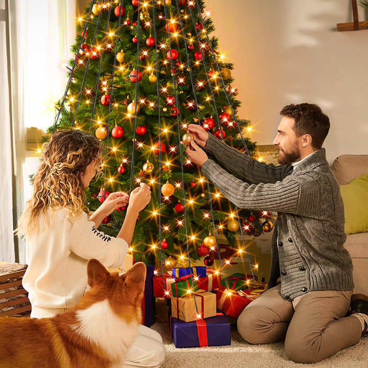 Sonnewelt LED Christmas tree lighting with ring 280 LEDs IP44