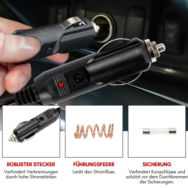 Sonnewelt Auto Sitzheizung Universal 12V Carbon