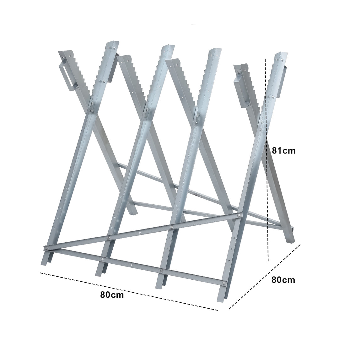 Sonnewelt sawhorse metal, galvanized. Max. load 150 kg