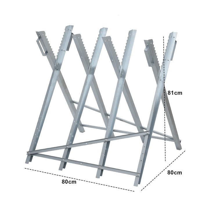 Sonnewelt sawhorse metal, galvanized. Max. load 150 kg