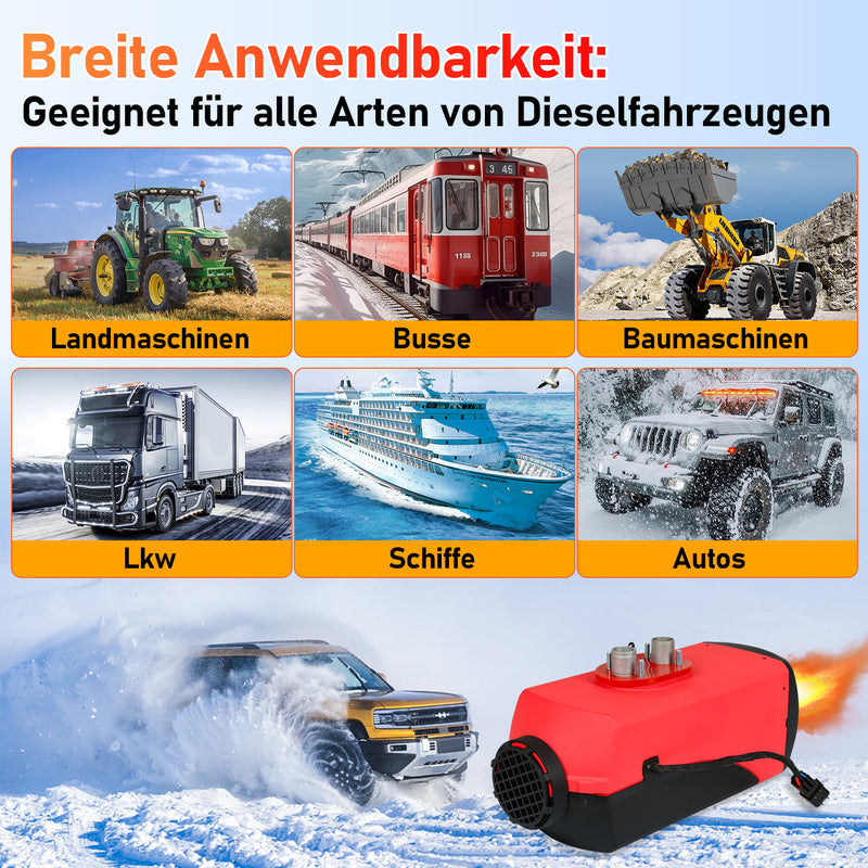 Sonnewelt 5KW 12V Diesel Standheizung Luftheizung