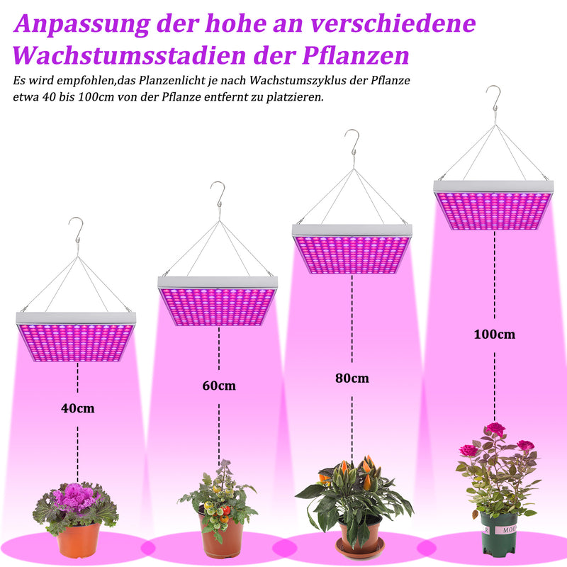 Sonnewelt Pflanzenlampe Vollspektrum 15W/45W