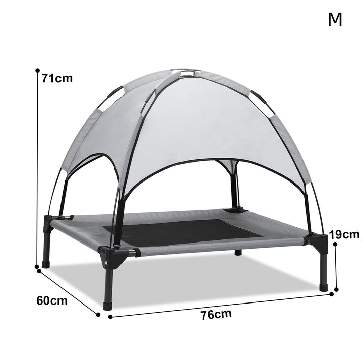 Sonnewelt Haustierbett mit Baldachin für Indoor & Outdoor