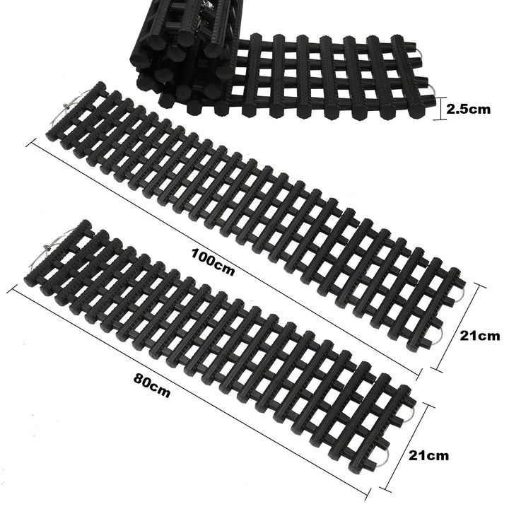 Sonnewelt Auto Anfahrhilfe Traktionshilfe 2er-Set 80cm/100cm