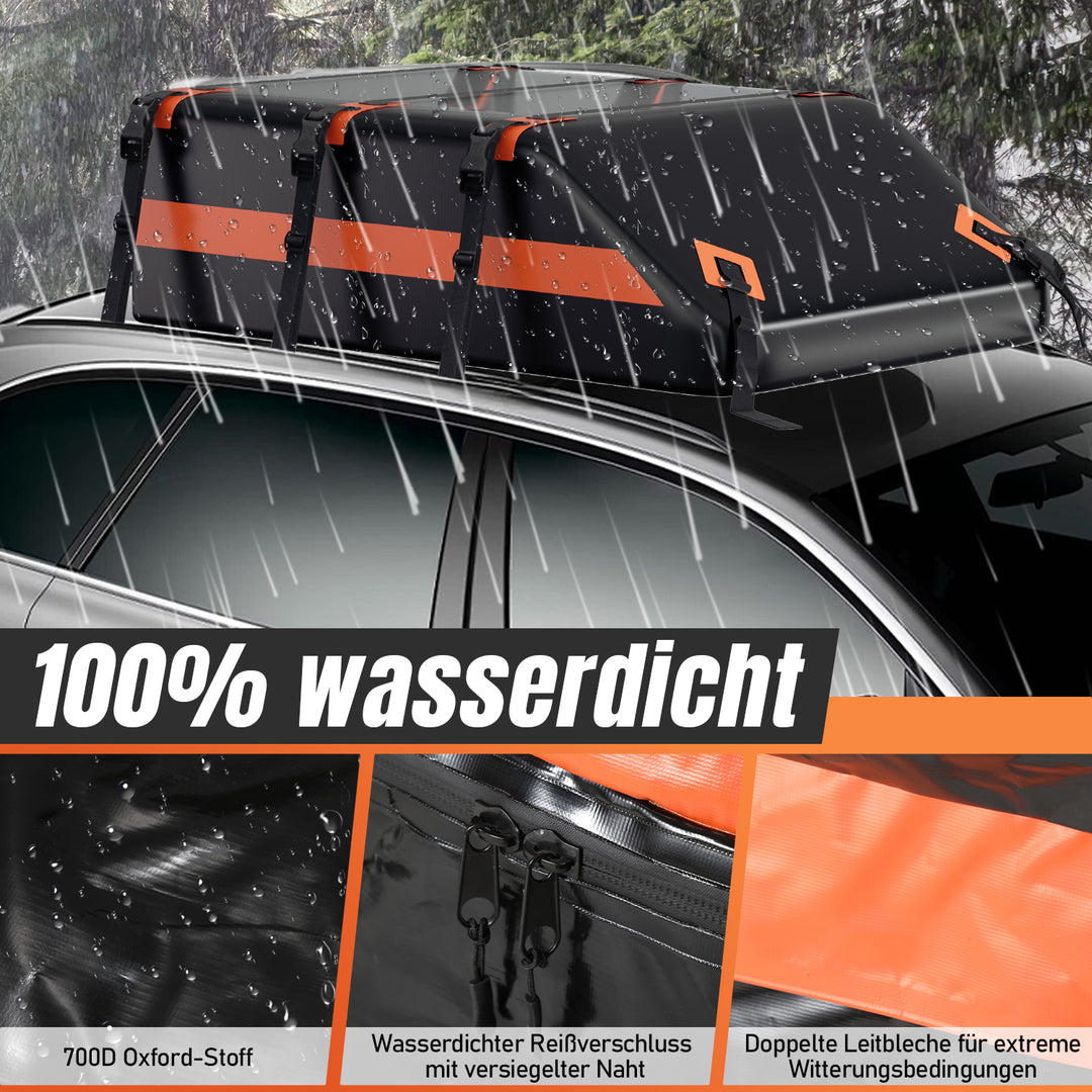 Sonnewelt Dachbox Auto Dachkoffer 550L Faltbare Wasserdicht