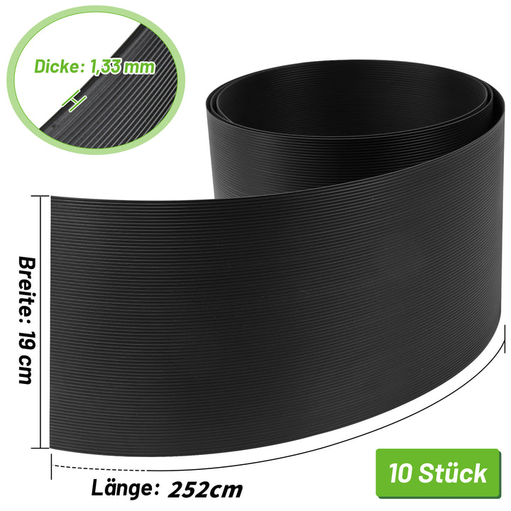 Sonnewelt privacy strips hard PVC 10-40 pieces