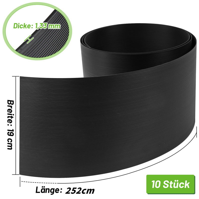 Sonnewelt Sichtschutzstreifen Hartes PVC 10-40 Stück