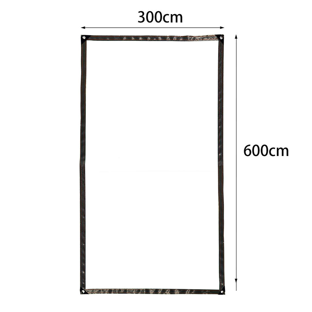 Sonnewelt Transparent Tarpaulin Waterproof with eyelets
