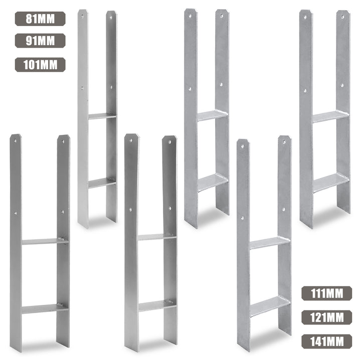 Sonnewelt 2/4 pieces H-anchor H-post support post
