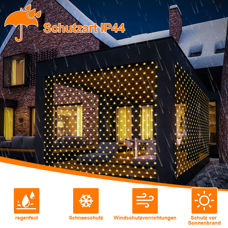 Sonnewelt LED light net solar with remote control
