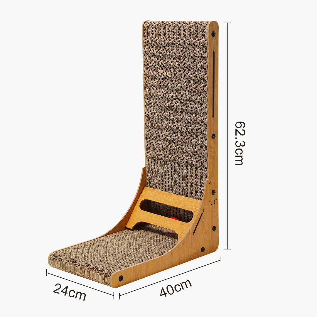Sonnewelt Cat Scratching Board L-shaped Scratching Cardboard