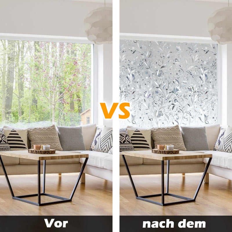 Sonnewelt Sichtschutzfolie Selbstklebend Statische Fensterfolie