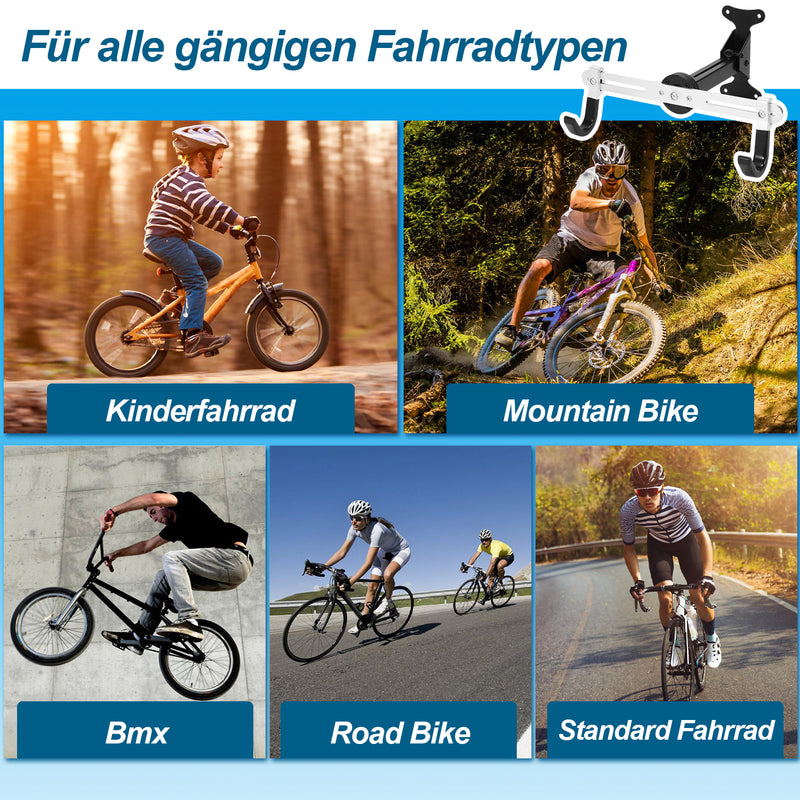 Sonnewelt Fahrradhalterung Wand Klappbare 360°