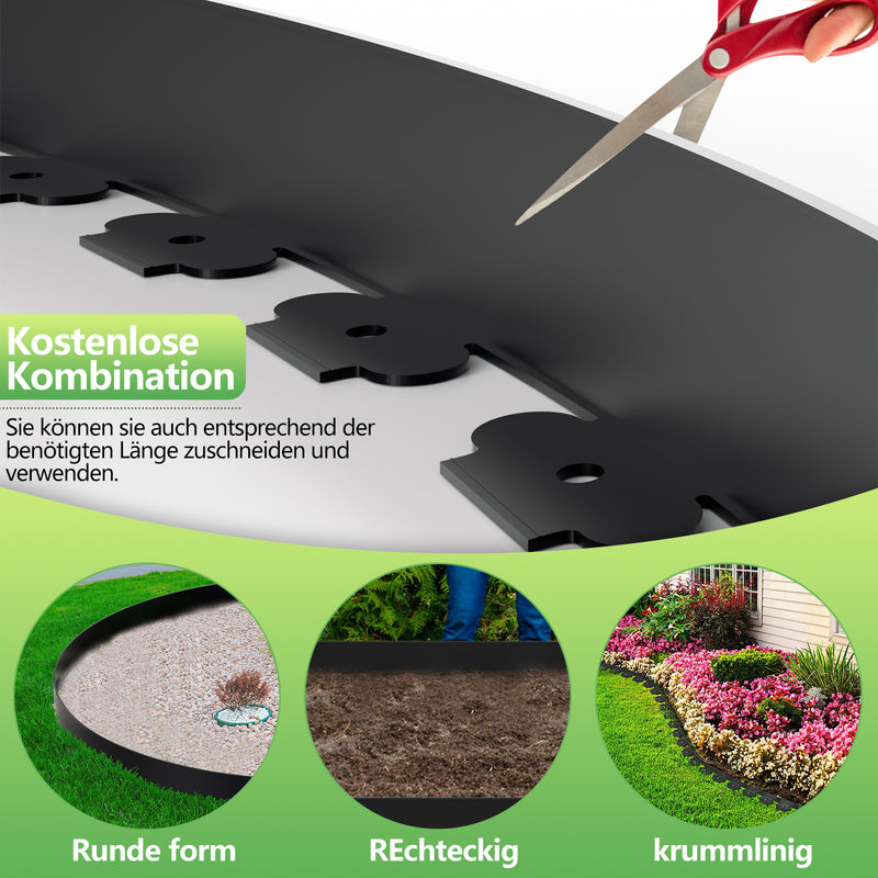 Sonnewelt Rasenkante Kunststoff Flexible