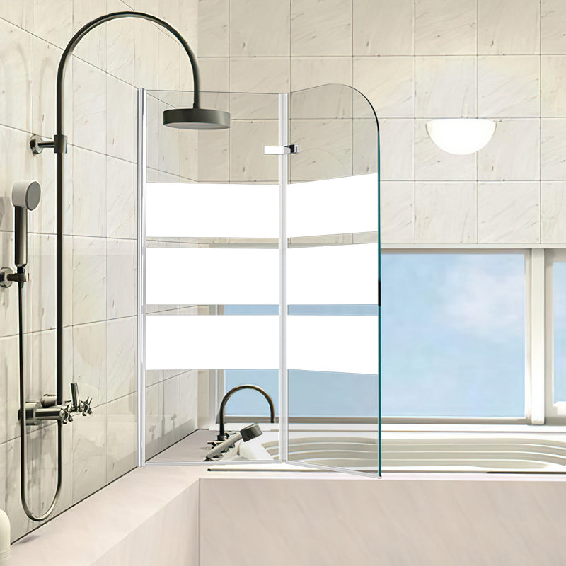 Sonnewelt Duschwand für badewanne Faltbare Glas Duschtrennwand