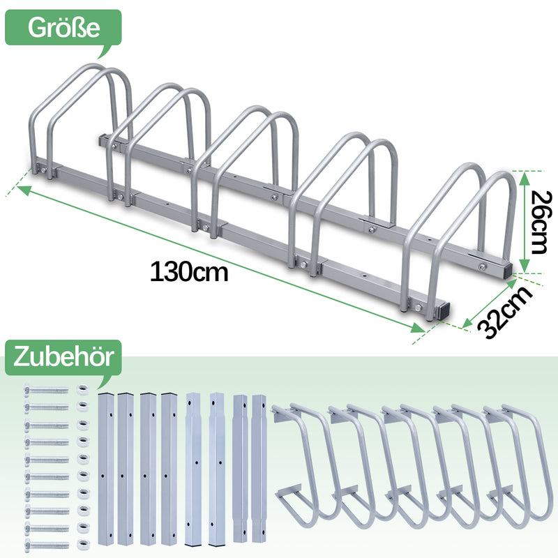 Sonnewelt Fahrradständer für 2/3/4/5/6 Fahrräder